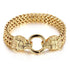 Bracelet Loup Tressé (Acier)
